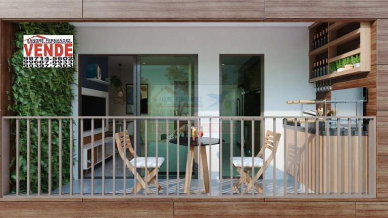 Imagem Apartamento com 3 Quartos para Alugar, 75 m² em Bairro Novo - Olinda Imagem Apartamento com 3 Quartos para Alugar, 75 m² em Bairro Novo - Olinda