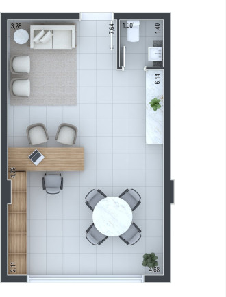 Imagem Sala Comercial à Venda, 64 m² em água Verde - Curitiba Imagem Sala Comercial à Venda, 64 m² em água Verde - Curitiba