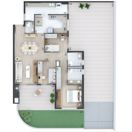 Imagem Apartamento com 3 Quartos à Venda, 105 m² em Juvevê - Curitiba Imagem Apartamento com 3 Quartos à Venda, 105 m² em Juvevê - Curitiba