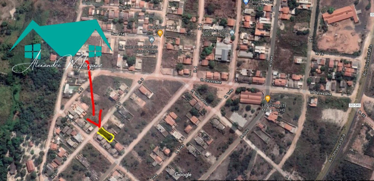 Terreno à Venda, 360 m² em Setor Universitário - Caldas Novas