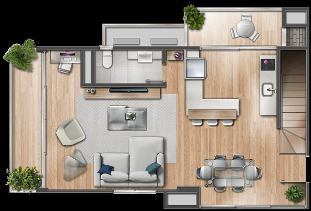 Imagem Apartamento com 2 Quartos à Venda, 63 m² em Menino Deus - Porto Alegre Imagem Apartamento com 2 Quartos à Venda, 63 m² em Menino Deus - Porto Alegre