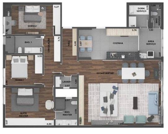 Imagem Apartamento com 3 Quartos à Venda, 166 m² em Itaim Bibi - São Paulo