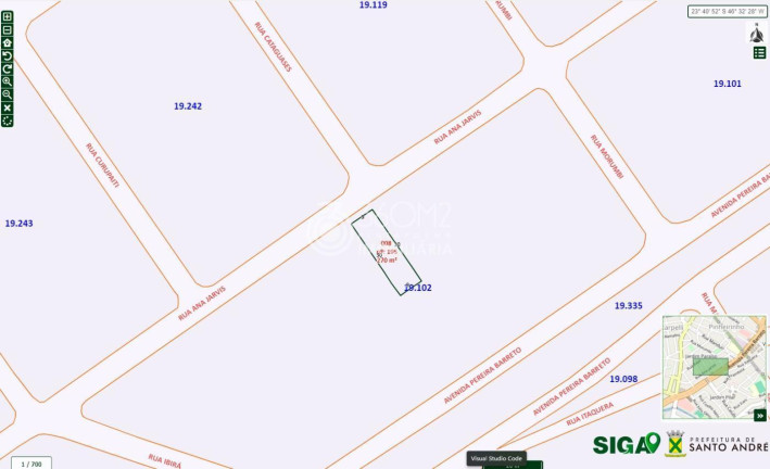 Imagem Terreno à Venda, 270 m² em Jardim Paraíso - Santo André Imagem Terreno à Venda, 270 m² em Jardim Paraíso - Santo André