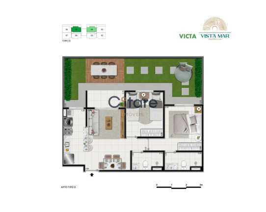 Imagem Apartamento com 2 Quartos à Venda,  em Praia Do Futuro Ii - Fortaleza