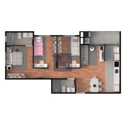 Imagem Apartamento com 3 Quartos à Venda, 66 m² em Santa Cândida - Curitiba Imagem Apartamento com 3 Quartos à Venda, 66 m² em Santa Cândida - Curitiba