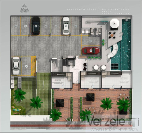 Imagem Apartamento com 2 Quartos à Venda, 92 m² em Praia Brava De Itajaí - Itajaí