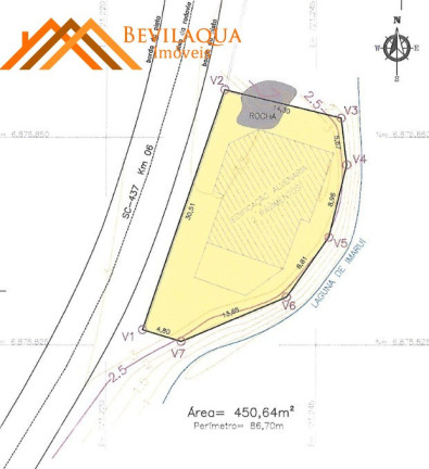 Imagem Terreno à Venda, 450 m² em Fazenda Sao Paulo - Imaruí Imagem Terreno à Venda, 450 m² em Fazenda Sao Paulo - Imaruí