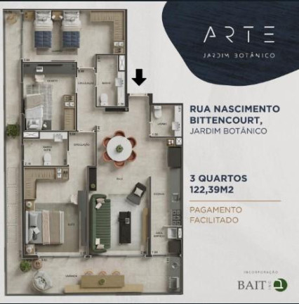 Imagem Apartamento com 1 Quarto à Venda, 49 m² em Botafogo - Rio De Janeiro