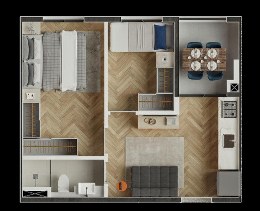 Imagem Imóvel com 1 Quarto à Venda, 24 m² em Jabaquara - São Paulo