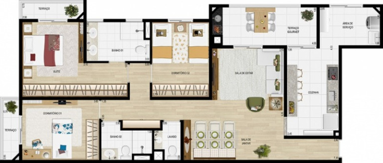 Imagem Apartamento com 3 Quartos à Venda, 117 m² em Jardim Haydee - Mauá Imagem Apartamento com 3 Quartos à Venda, 117 m² em Jardim Haydee - Mauá