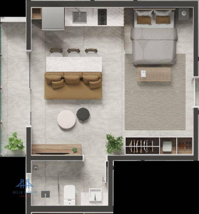 Imagem Studio com 1 Quarto à Venda, 33 m² em Córrego Grande - Florianópolis Imagem Studio com 1 Quarto à Venda, 33 m² em Córrego Grande - Florianópolis