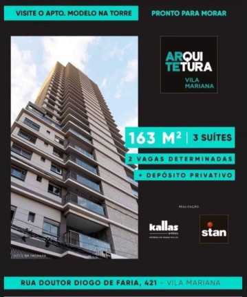 Imagem Apartamento com 3 Quartos à Venda, 166 m² em Vila Clementino - São Paulo Imagem Apartamento com 3 Quartos à Venda, 166 m² em Vila Clementino - São Paulo