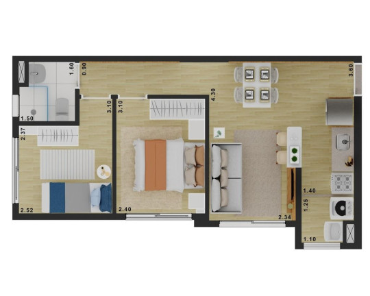 Imagem Apartamento com 2 Quartos à Venda, 42 m² em Mooca - São Paulo Imagem Apartamento com 2 Quartos à Venda, 42 m² em Mooca - São Paulo
