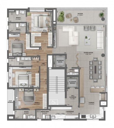 Imagem Apartamento com 3 Quartos à Venda, 200 m² em Exposição - Caxias Do Sul Imagem Apartamento com 3 Quartos à Venda, 200 m² em Exposição - Caxias Do Sul