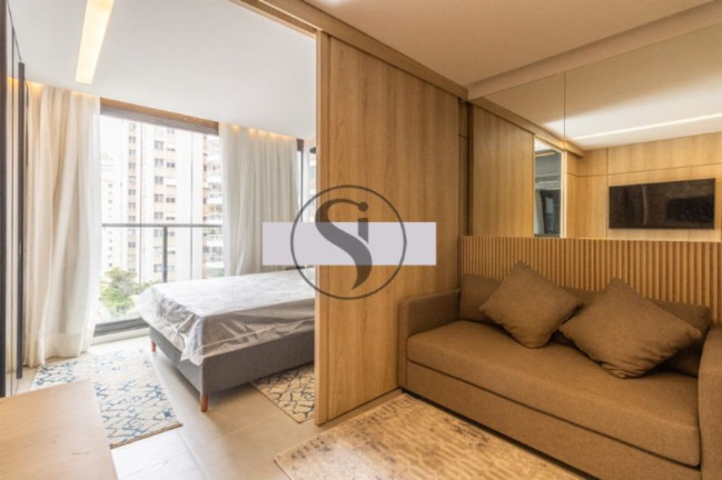 Apartamento com 1 Quarto para Alugar, 27 m² em Itaim Bibi - São Paulo