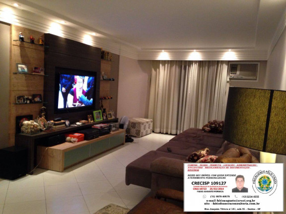 Imagem Apartamento com 3 Quartos à Venda, 160 m² em Canto Do Forte - Praia Grande