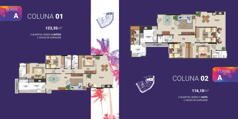 Imagem Apartamento com 3 Quartos à Venda, 122 m² em Praia Do Morro - Guarapari