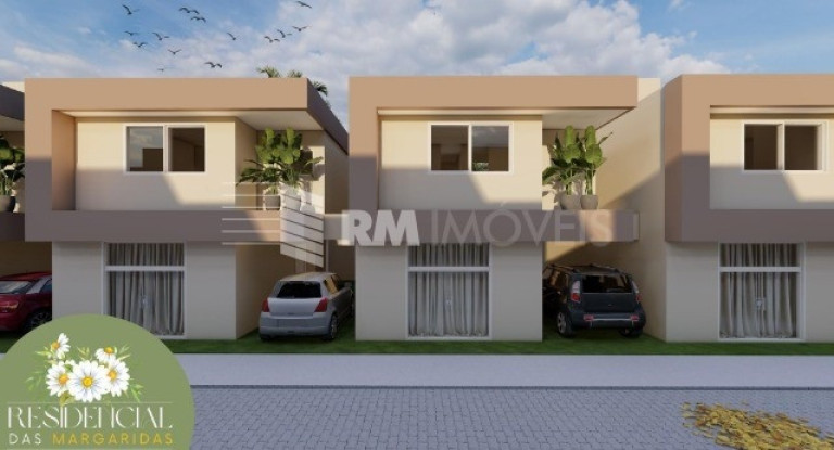 Casa de Condomínio com 3 Quartos à Venda, 94 m² em Catu De Abrantes - Camaçari