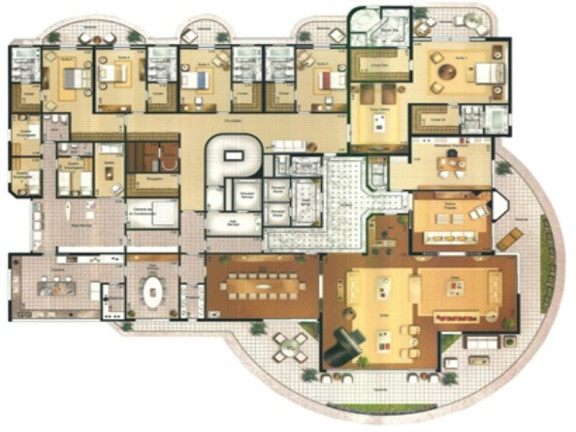 Imagem Apartamento com 4 Quartos à Venda, 864 m² em Morumbi - Sao Paulo Imagem Apartamento com 4 Quartos à Venda, 864 m² em Morumbi - Sao Paulo