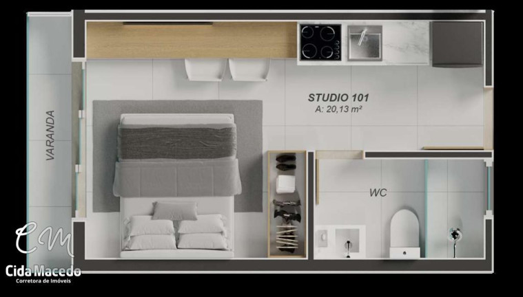 Imagem Apartamento com 1 Quarto à Venda, 36 m² em Aeroclube - João Pessoa
