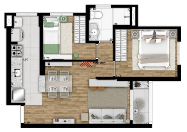 Imagem Apartamento com 2 Quartos à Venda, 48 m² em Vila Galvão - Guarulhos Imagem Apartamento com 2 Quartos à Venda, 48 m² em Vila Galvão - Guarulhos