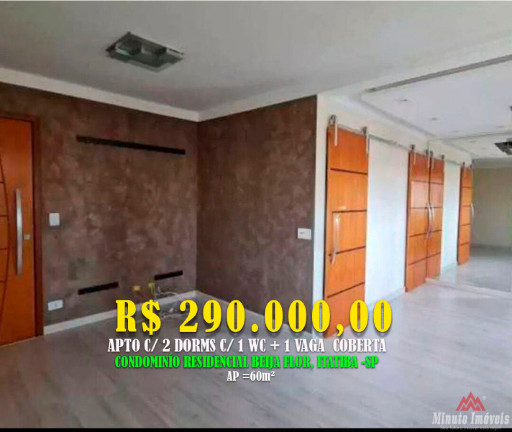 Apartamento com 2 Quartos à Venda, 60 m² em Condomínio Residencial Beija-flor - Itatiba