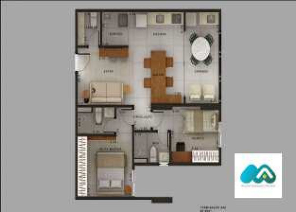 Imagem Apartamento com 3 Quartos à Venda, 110 m²