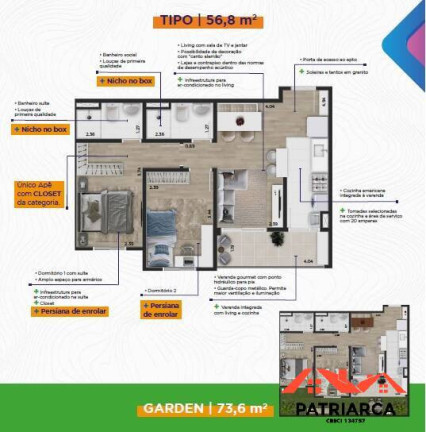 Imagem Apartamento com 2 Quartos à Venda, 58 m² em Jardim Residencial Firenze - Hortolândia