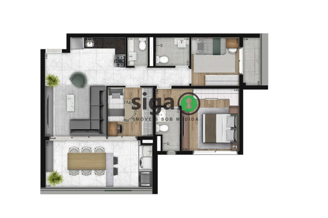 Imagem Apartamento com 3 Quartos à Venda, 87 m² em Chácara Santo Antônio - São Paulo