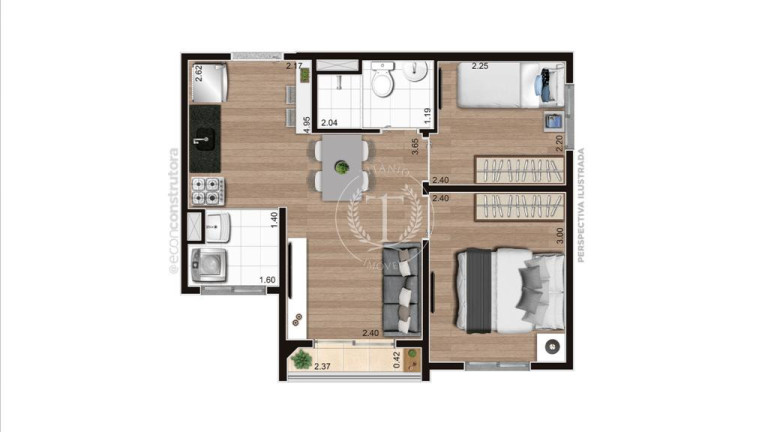 Imagem Apartamento com 2 Quartos à Venda, 32 m² em Parada Xv De Novembro - São Paulo