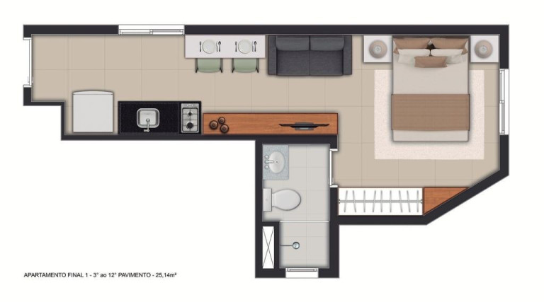 Imagem Apartamento com 1 Quarto à Venda, 30 m² em Barra Funda - São Paulo Imagem Apartamento com 1 Quarto à Venda, 30 m² em Barra Funda - São Paulo