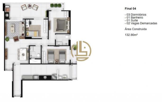 Imagem Apartamento com 3 Quartos à Venda, 133 m² em Canto Do Forte - Praia Grande Imagem Apartamento com 3 Quartos à Venda, 133 m² em Canto Do Forte - Praia Grande