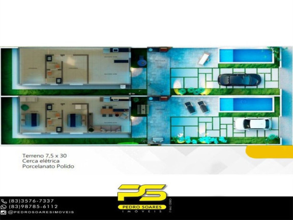 Imagem Casa com 2 Quartos à Venda, 225 m² em Carapibus - Conde Imagem Casa com 2 Quartos à Venda, 225 m² em Carapibus - Conde