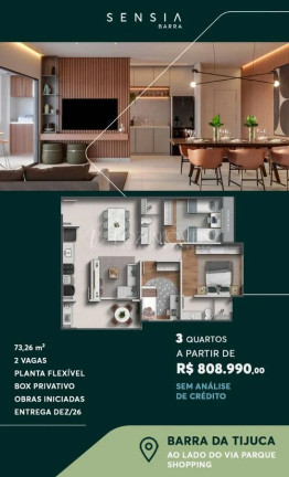 Imagem Apartamento com 1 Quarto à Venda, 53 m² em Barra Da Tijuca - Rio De Janeiro