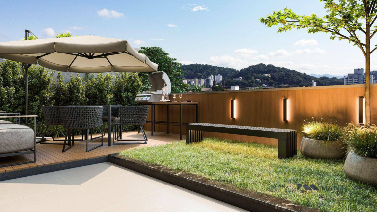 Imagem Apartamento com 1 Quarto à Venda, 28 m² em Itoupava Seca - Blumenau