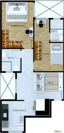 Imagem Apartamento com 2 Quartos à Venda, 45 m² em Parque Paineiras - São Paulo
