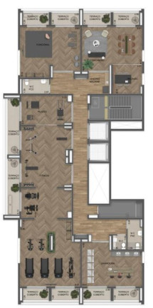Apartamento à Venda, 24 m² em Vila Firmiano Pinto - São Paulo