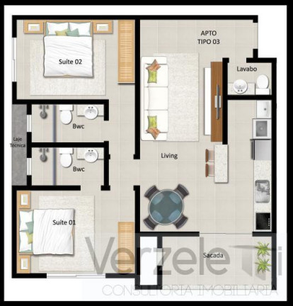 Imagem Apartamento com 1 Quarto à Venda, 37 m² em Lídia Duarte - Camboriú Imagem Apartamento com 1 Quarto à Venda, 37 m² em Lídia Duarte - Camboriú