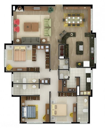 Imagem Apartamento com 3 Quartos à Venda, 17.639 m² em Planalto - Gramado Imagem Apartamento com 3 Quartos à Venda, 17.639 m² em Planalto - Gramado