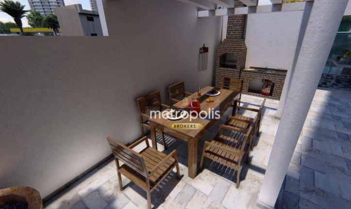 Apartamento com 1 Quarto à Venda, 54 m² em Vila Alzira - Santo André