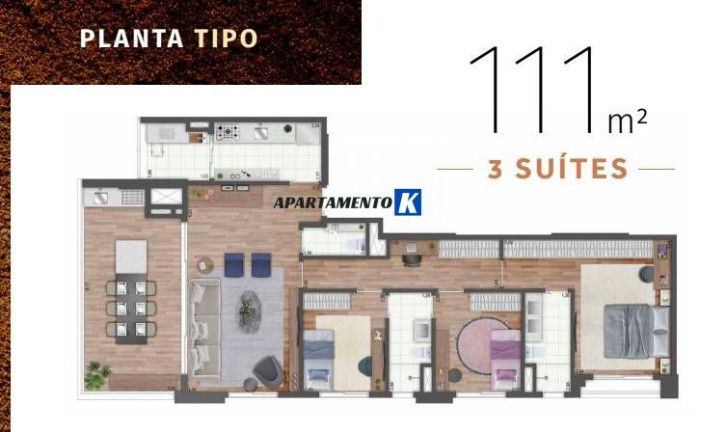 Imagem Apartamento com 3 Quartos à Venda, 111 m² em Perdizes - São Paulo
