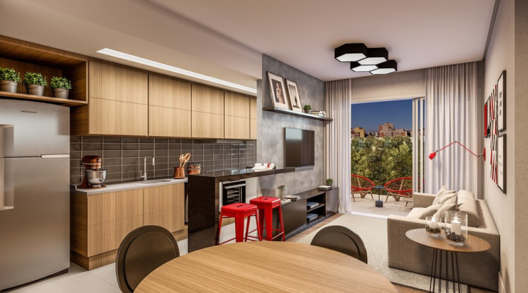 Imagem Imóvel com 1 Quarto à Venda, 33 m² em Bom Fim - Porto Alegre