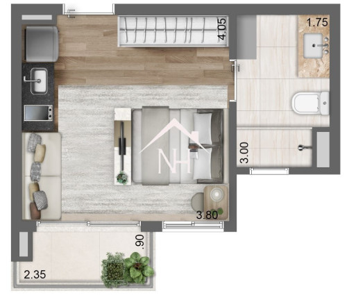 Imagem Apartamento com 1 Quarto à Venda, 27 m² em Perdizes - São Paulo