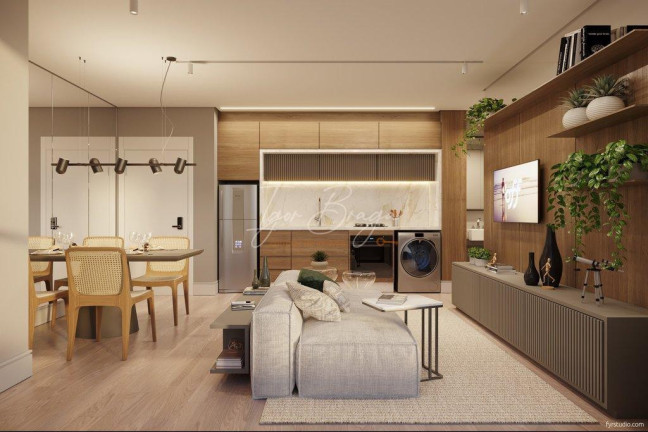 Imagem Apartamento com 1 Quarto à Venda, 54 m² em Batel - Curitiba Imagem Apartamento com 1 Quarto à Venda, 54 m² em Batel - Curitiba