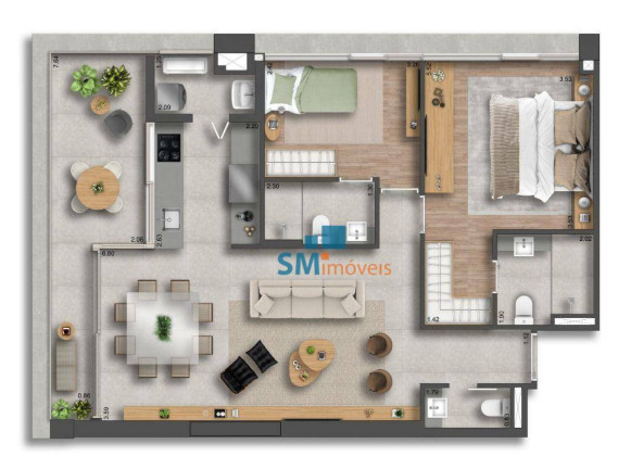 Imagem Apartamento com 2 Quartos à Venda, 74 m² em Jardim Europa - São Paulo Imagem Apartamento com 2 Quartos à Venda, 74 m² em Jardim Europa - São Paulo