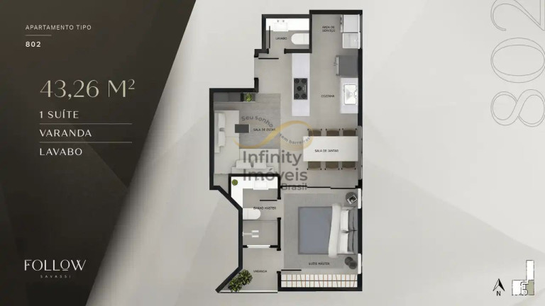 Imagem Apartamento com 1 Quarto à Venda, 40 m² em Savassi - Belo Horizonte Imagem Apartamento com 1 Quarto à Venda, 40 m² em Savassi - Belo Horizonte