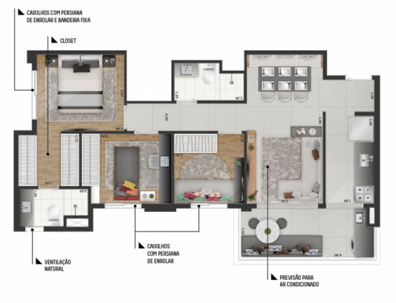 Imagem Apartamento com 3 Quartos à Venda, 65 m² em Moema - São Paulo