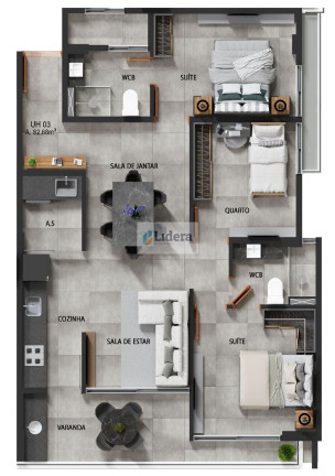 Imagem Apartamento com 2 Quartos à Venda, 61 m² em Camboinha - Cabedelo