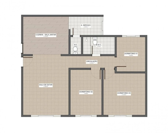 Imagem Apartamento com 3 Quartos à Venda, 80 m² em água Verde - Curitiba Imagem Apartamento com 3 Quartos à Venda, 80 m² em água Verde - Curitiba