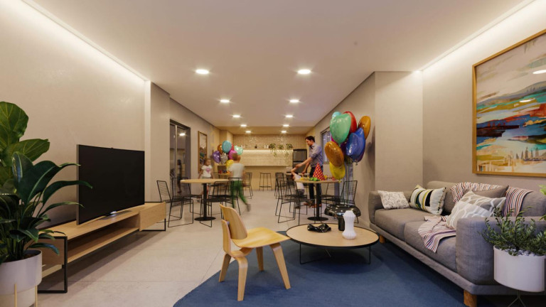 Imagem Apartamento com 2 Quartos à Venda, 42 m² em Santa Maria - Santo André
